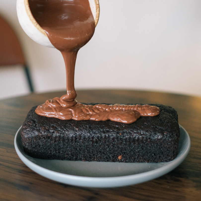 CHOCO HAZELNUT BANANA BREAD