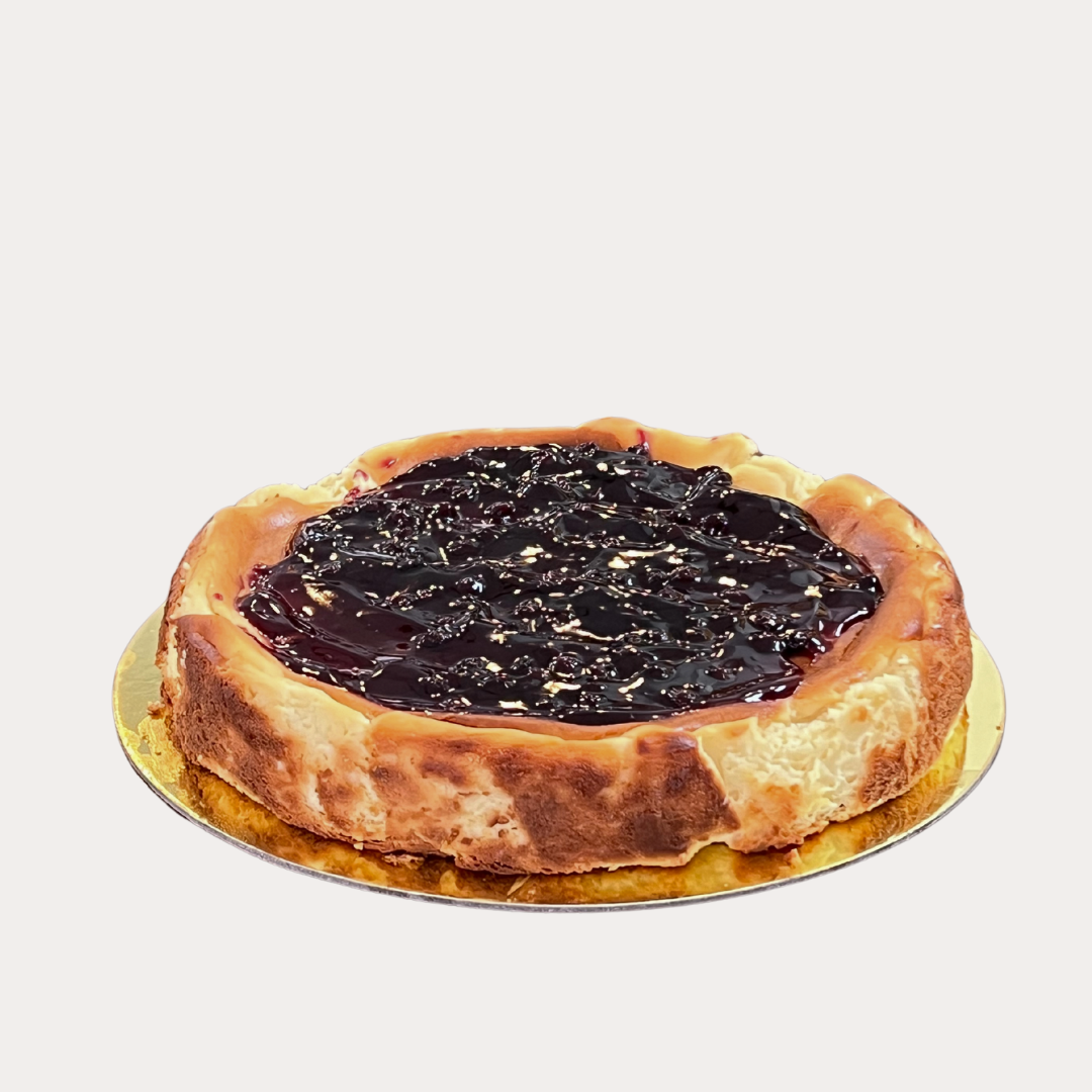 BLUEBERRY BASQUE BURNT CHEESECAKE