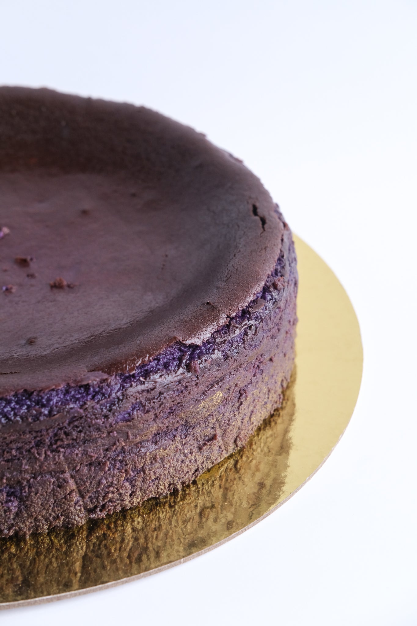 UBE BASQUE BURNT CHEESECAKE